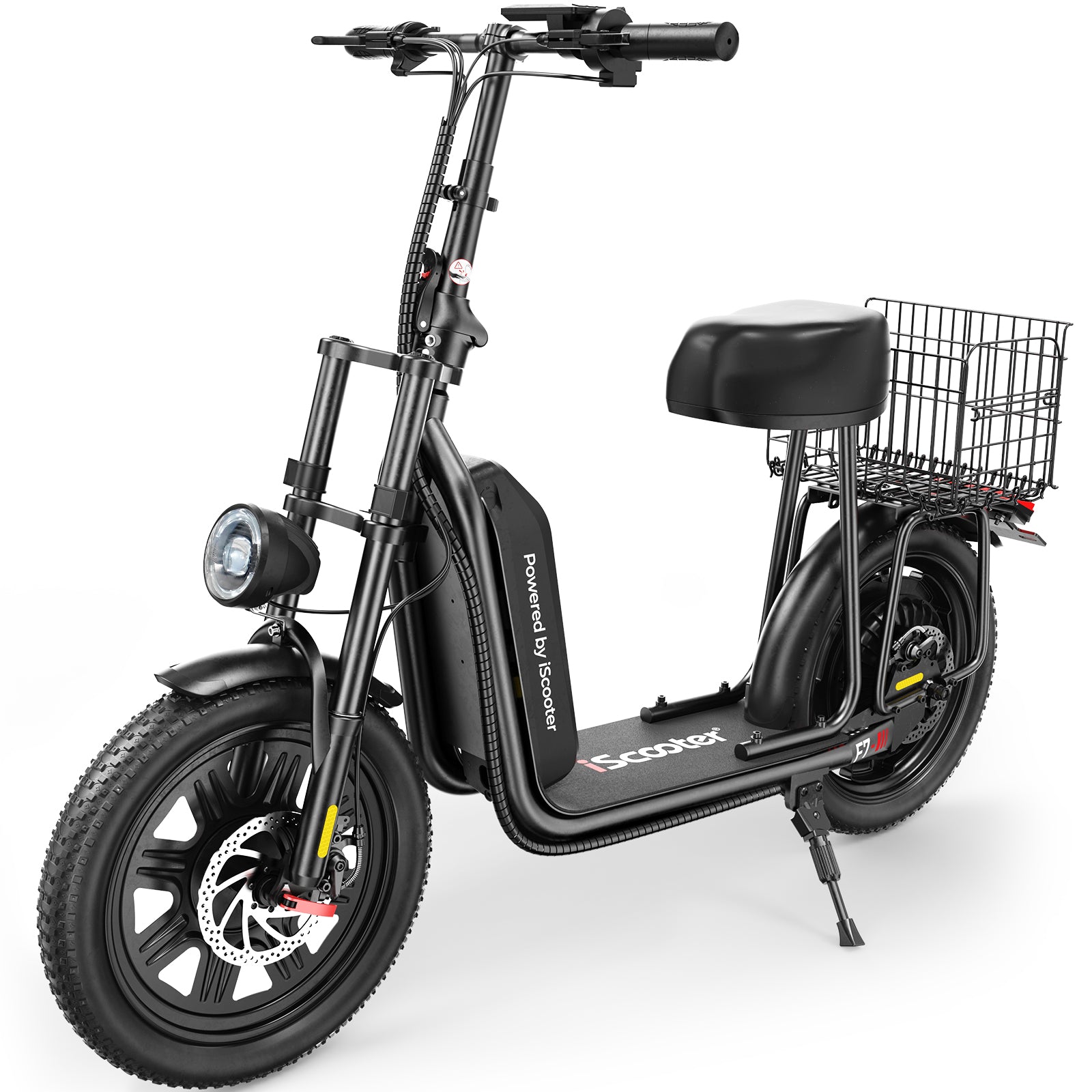 iScooter F7 Electric Scooter 1000W with Seat 28 MPH & 45 Miles