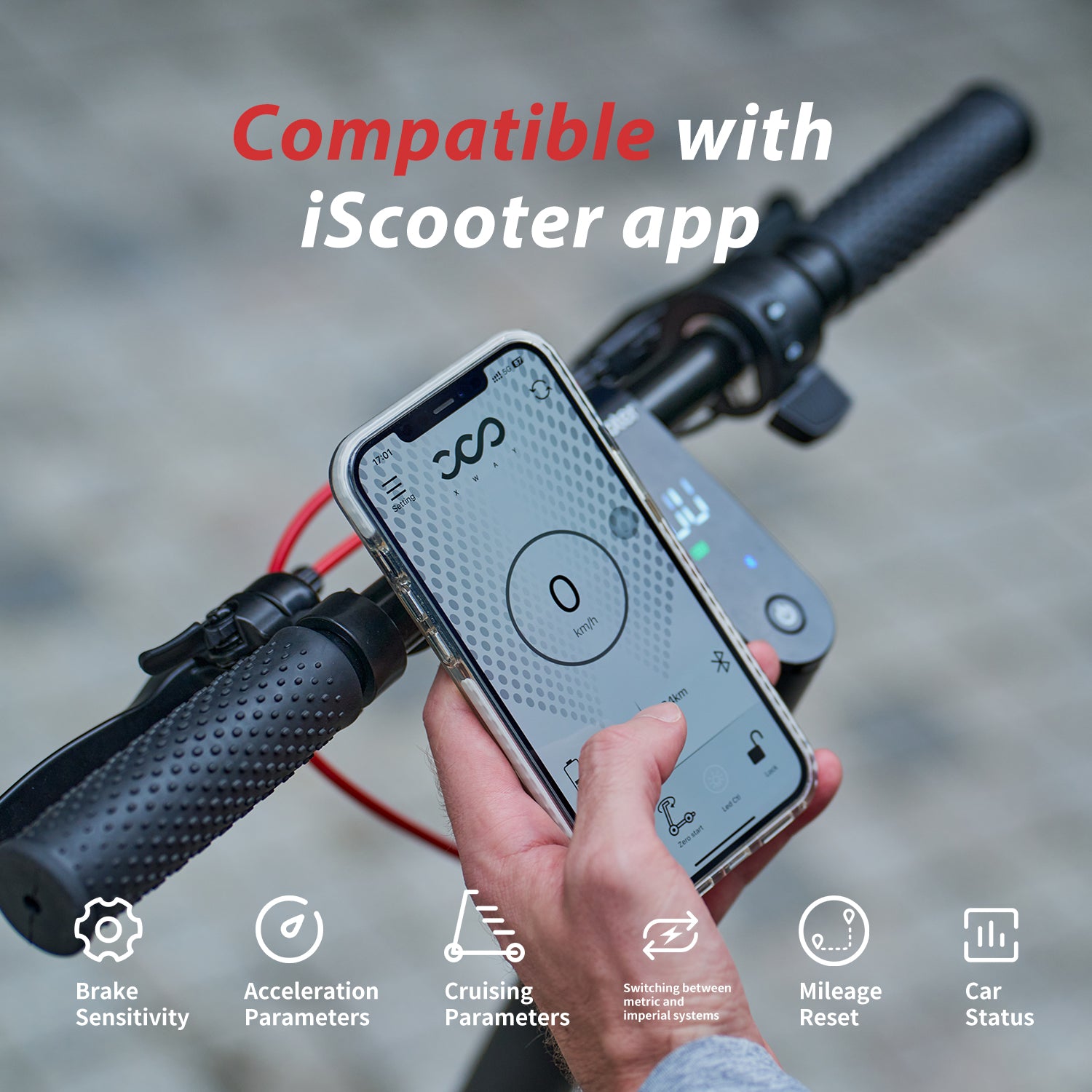 iScooter W8 500W Off-Road Tires Electric Scooter