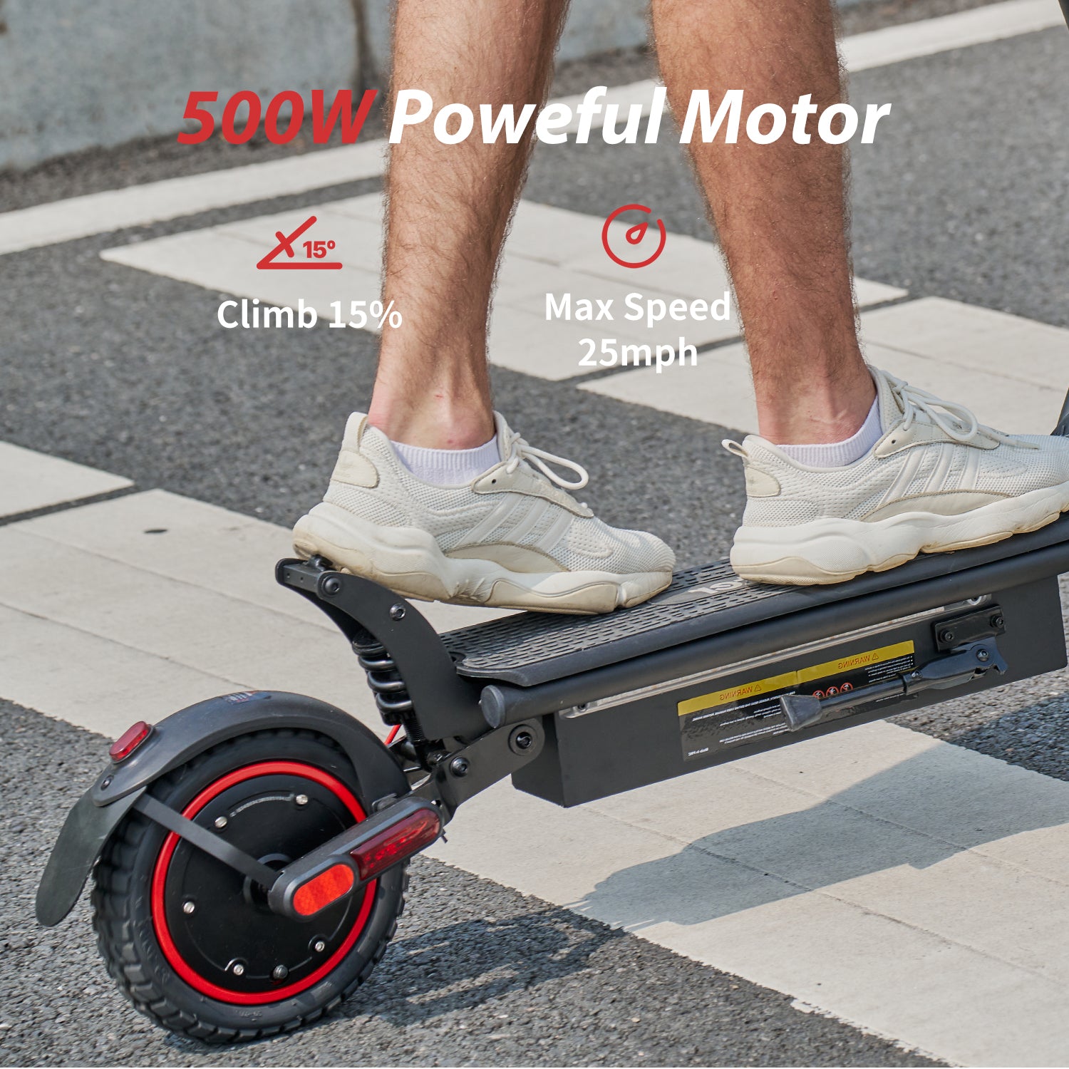 iScooter W8 500W Off-Road Tires Electric Scooter