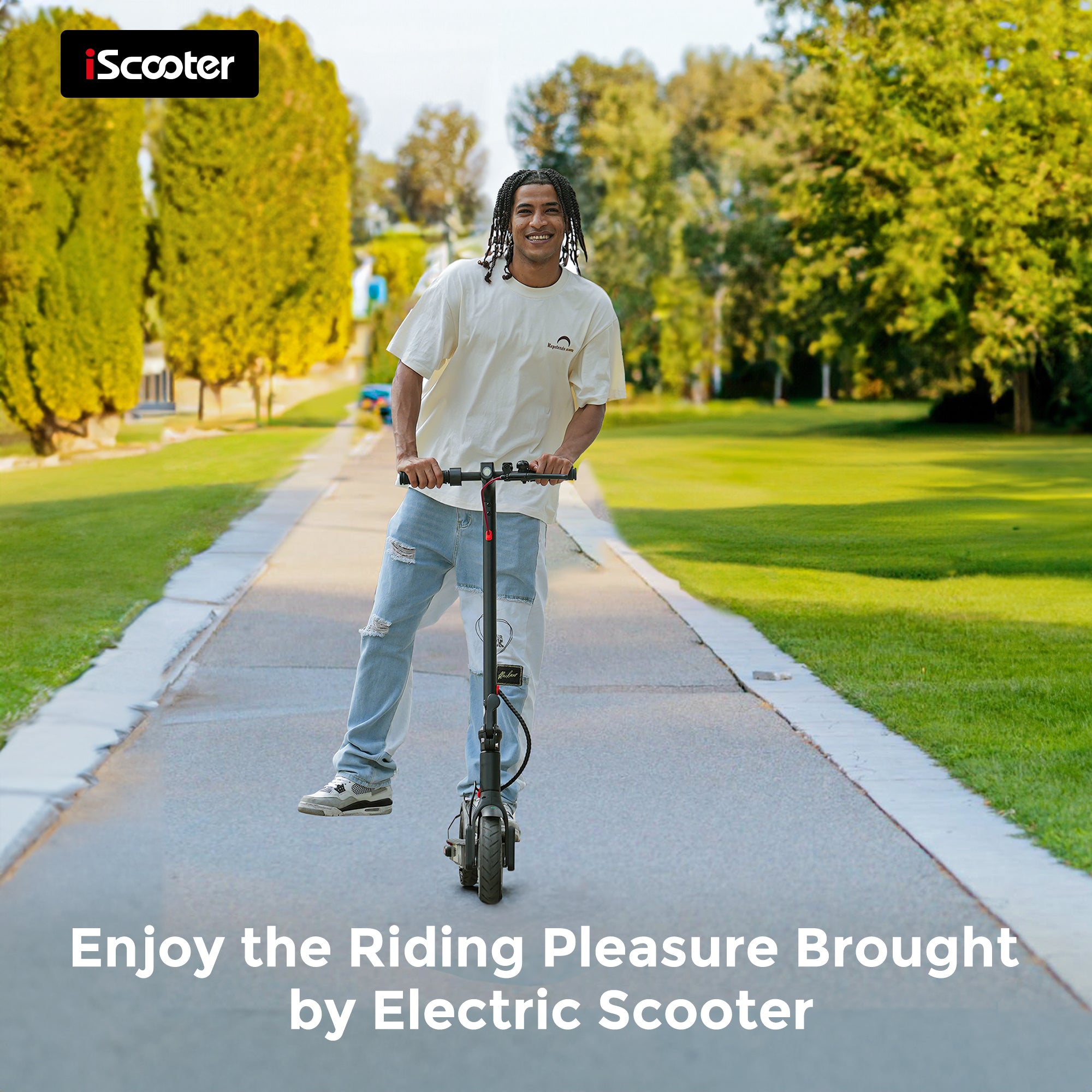 iScooter i8 Electric Scooter 350W for Adults and Teens