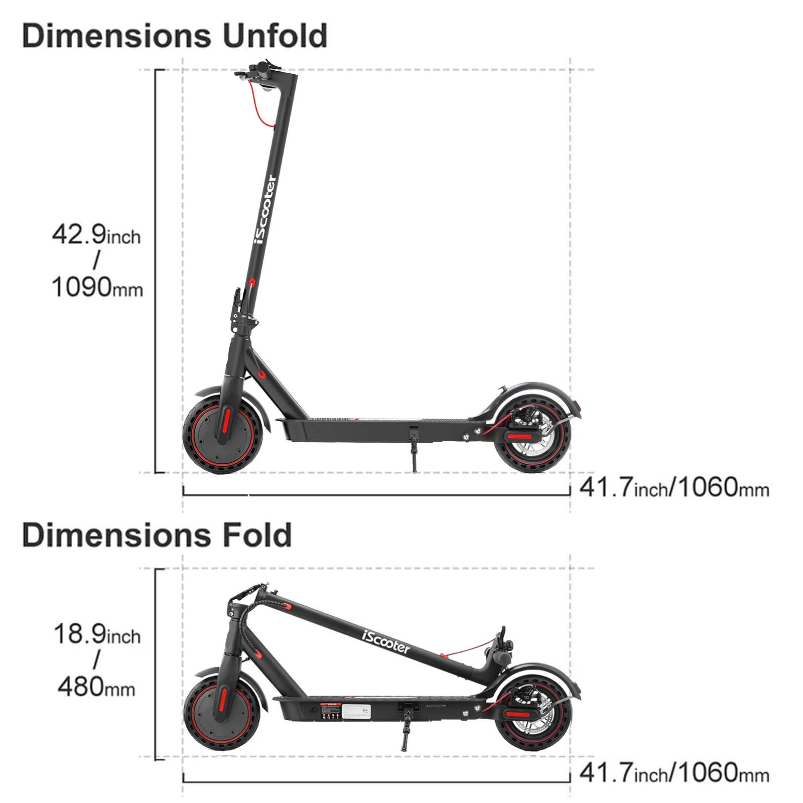 iScooter i9 Foldable Commuting Electric Scooter