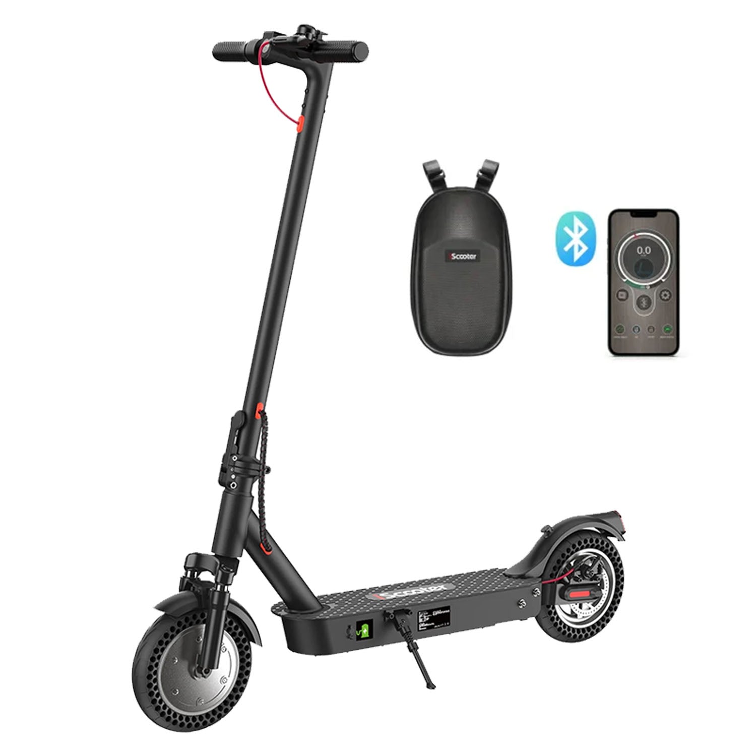 iScooter® Outstanding i9Max Electric Scooter for Adults,500W,20Miles,with Front and Rear Double Shock Absorption