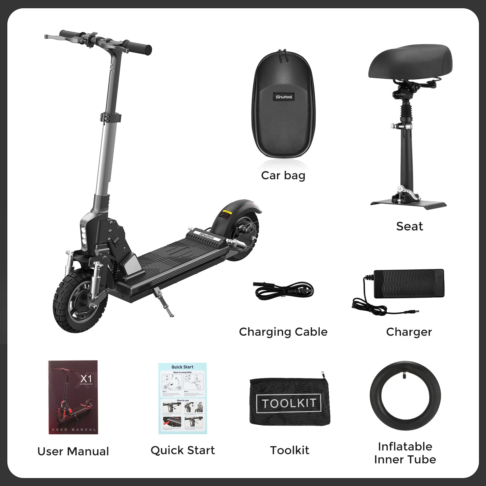 Refurbished X1 800W Off Road Electric Scooter