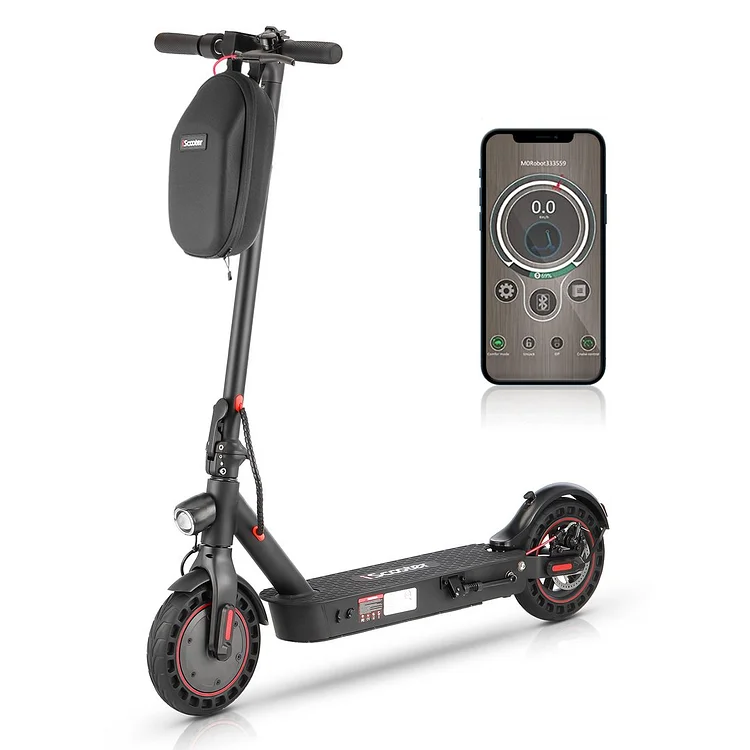 iScooter® Outstanding i9Max Electric Scooter for Adults,500W,20Miles,with Front and Rear Double Shock Absorption