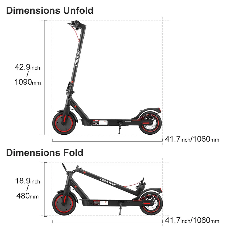 iScooter® i9 Foldable Commuting Electric Scooter