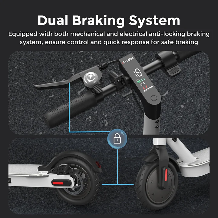 Refurbished i8 Foldable Electric Scooter with Light Up Deck, 500W, 15Mph