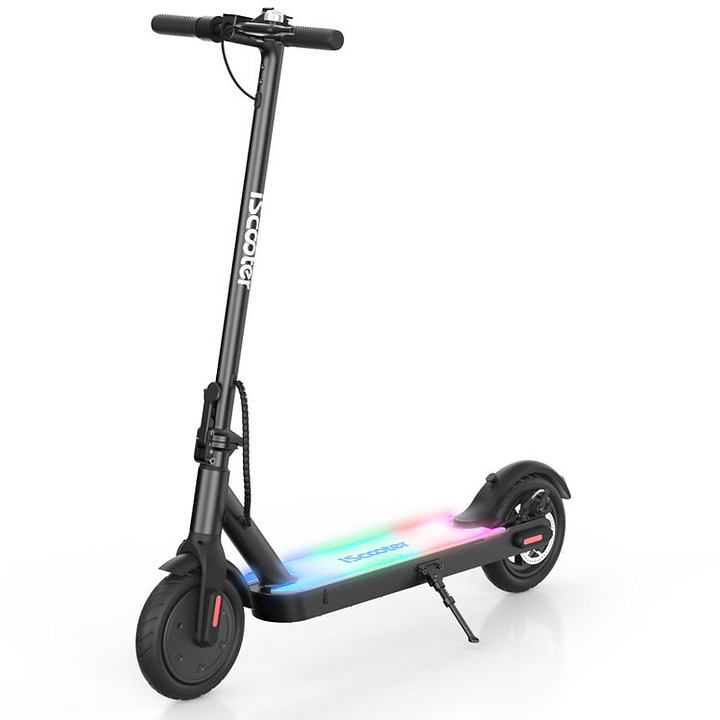 Refurbished i8 Foldable Electric Scooter with Light Up Deck, 500W, 15Mph